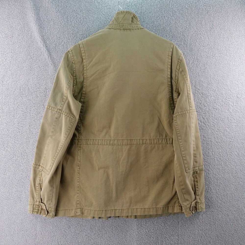 Levi's Men's L Tan Barn Coat Military Cargo Pockets Button Front‎ Chore Jacket - Picture 2 of 7